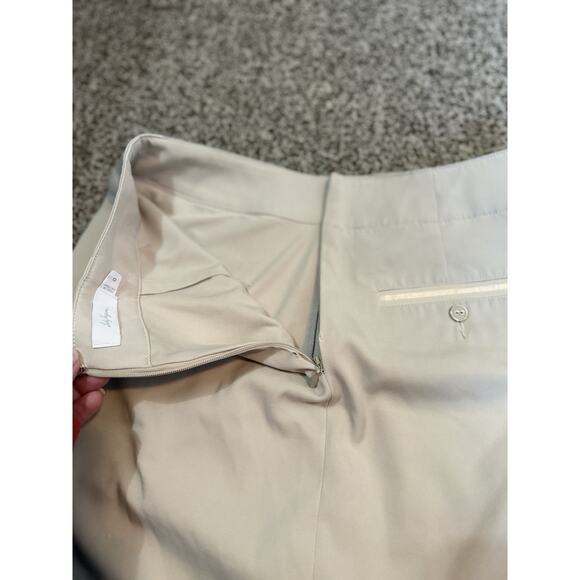 Lady Hagen Women's Skort Beige Khaki Shorts & Skirt Pockets Size 0 - Picture 9 of 10
